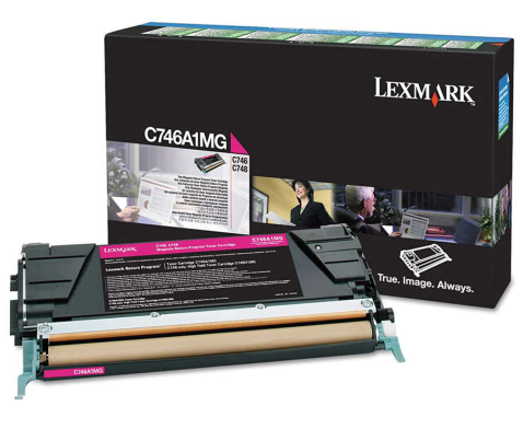 Lexmark C746A1MG - Kırmızı Toner